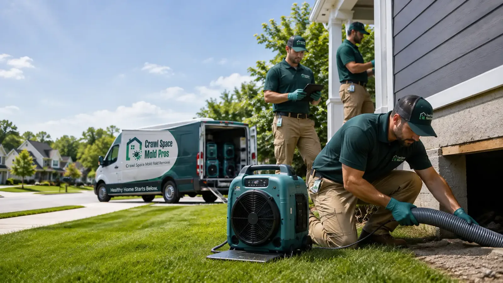 Crawl Space Mold Removal in Packwood, IA